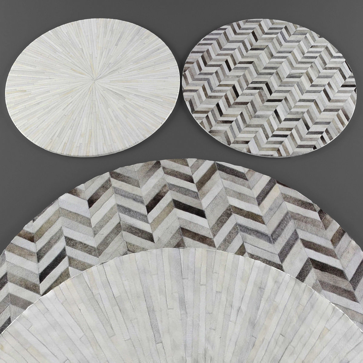 Rugs collection 210 Low-poly 3D model_1