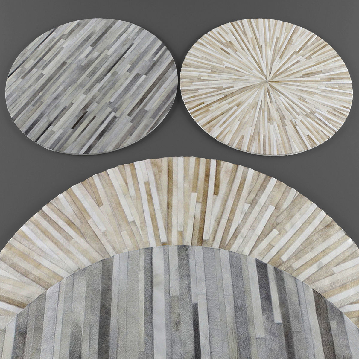 Rugs collection 210 Low-poly 3D model_2