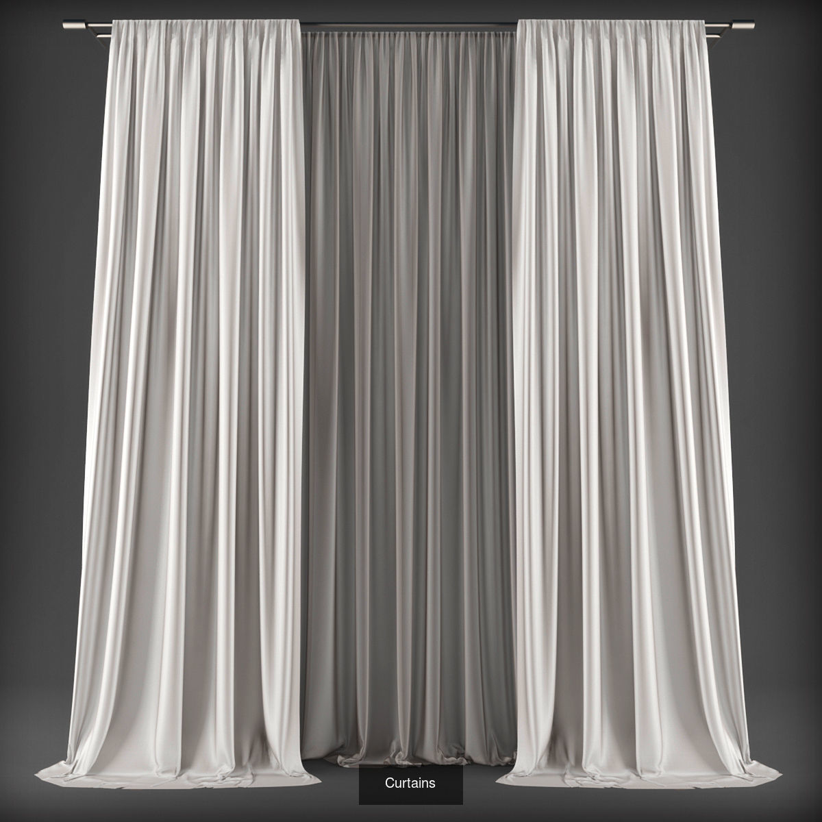 Collection 3D models of 31 curtains _20