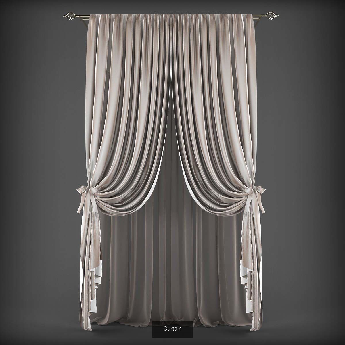 Collection 3D models of 31 curtains _15