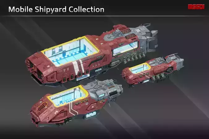Scifi Mobile Shipyard Collection 