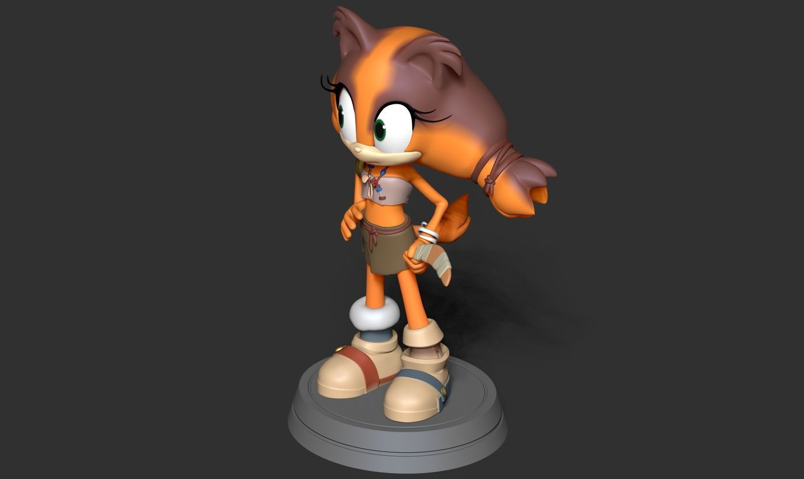 Sticks the Badger 3D print model_7