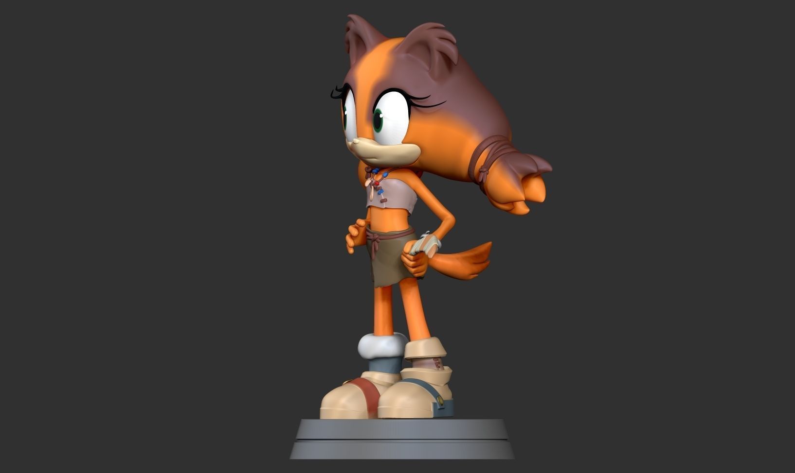 Sticks the Badger 3D print model_12