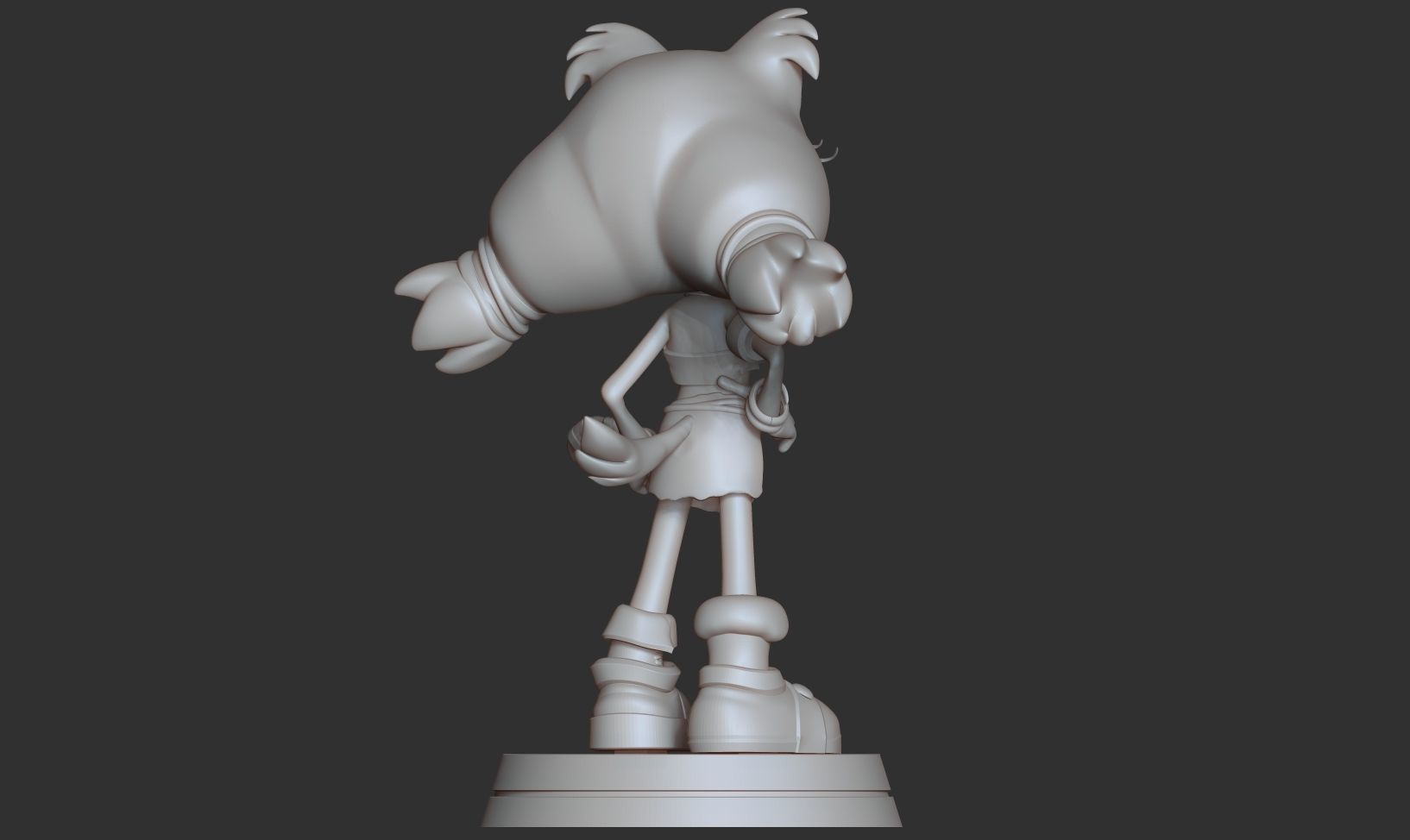 Sticks the Badger 3D print model_11