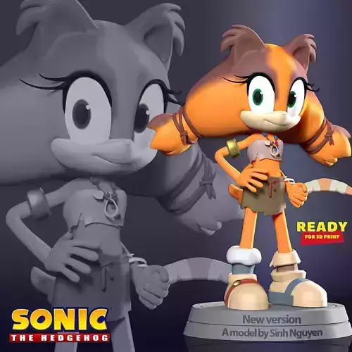 Sticks the Badger 3D print model