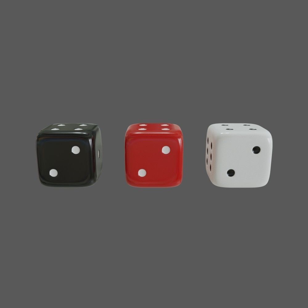 Dices dice 3D model_3