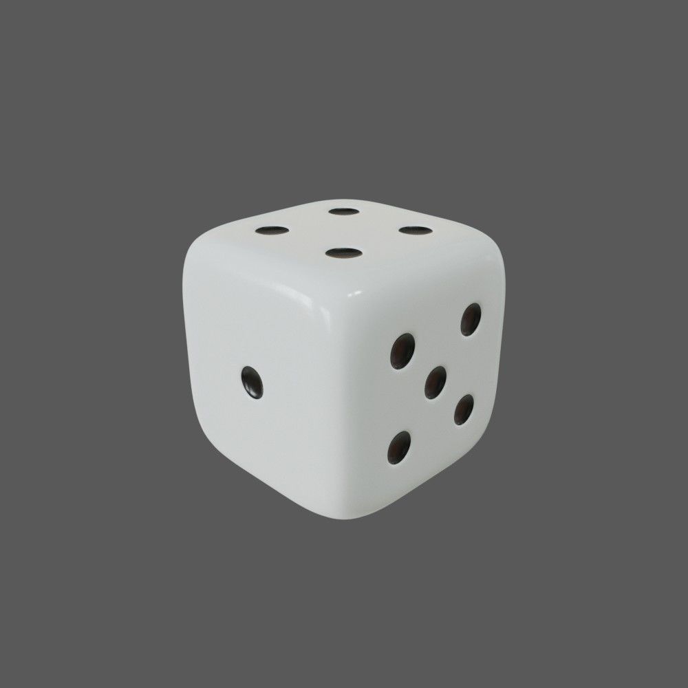 Dices dice 3D model_7