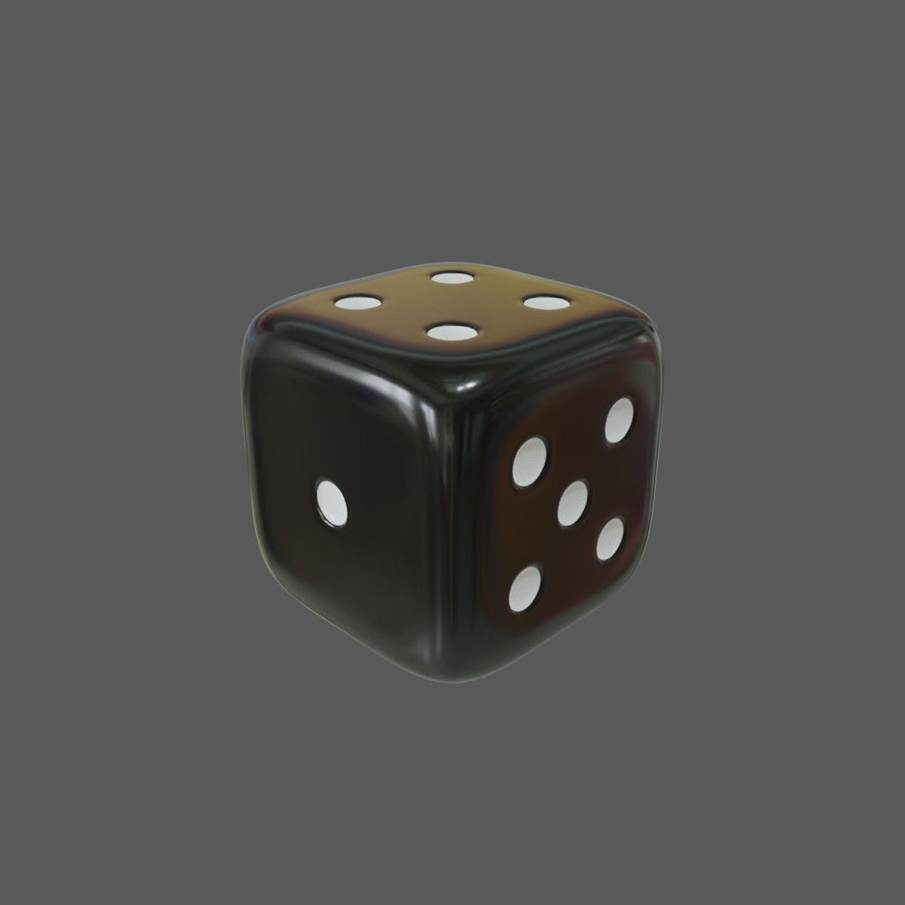 Dices dice 3D model_5