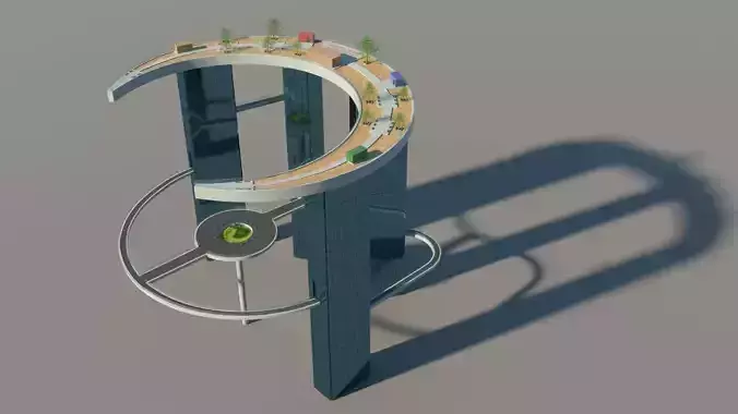 The Crescent Moon Towers