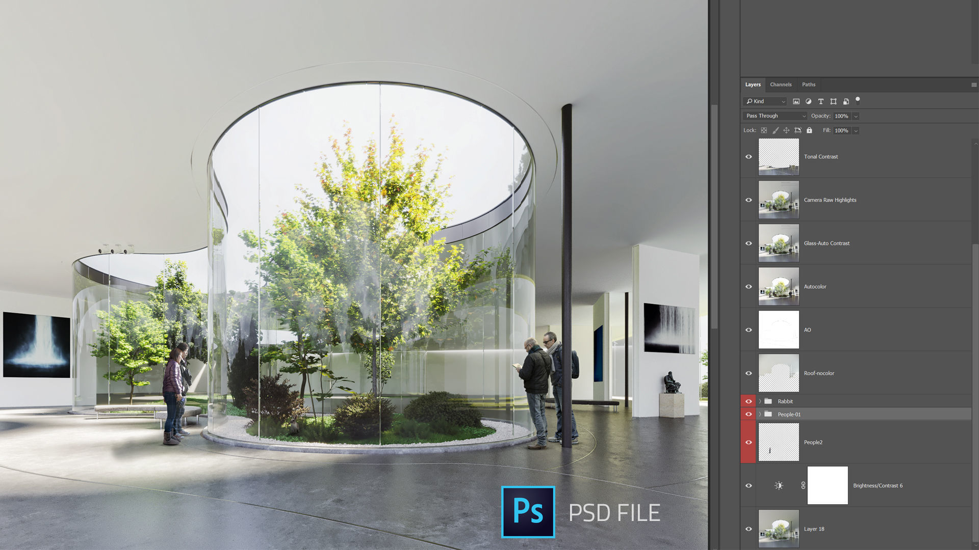 ProVis3D 002-Hiroshi Senju Museum 3D model_2