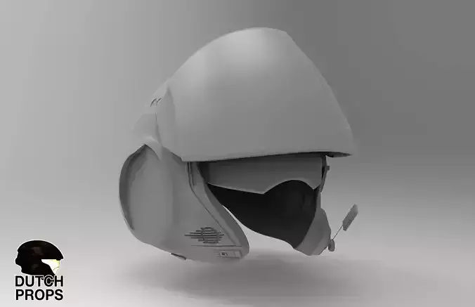 Star Wars Episode 7 pilot helmet for 3d print 3D print model Star Wars Episode 7 pilot helmet for 3d print 3D print model
