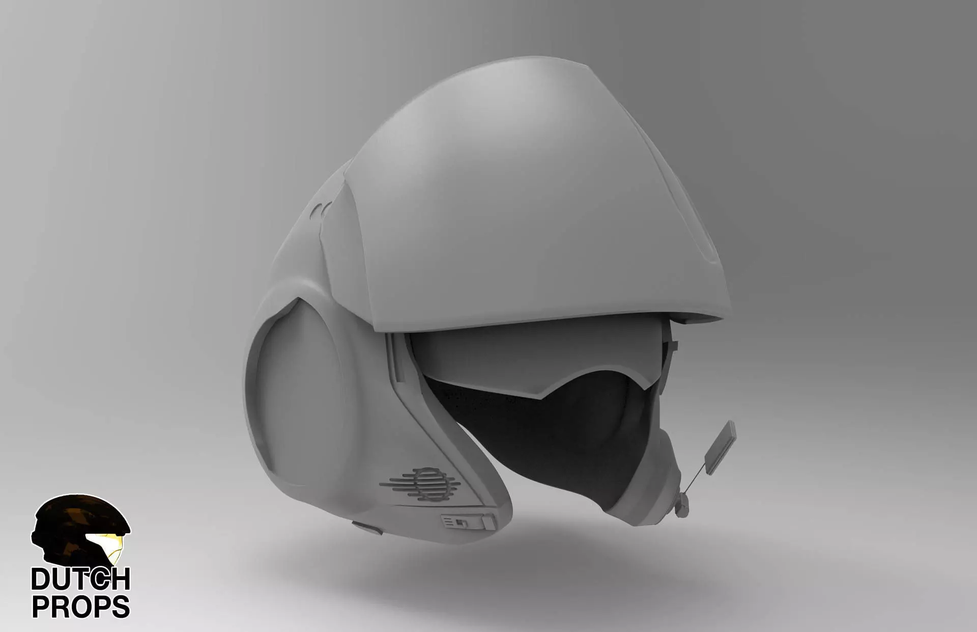 Star Wars Episode 7 pilot helmet for 3d print 3D print model_0