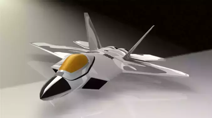 Lockheed Martin F-22 Raptor Fighter Jet Model