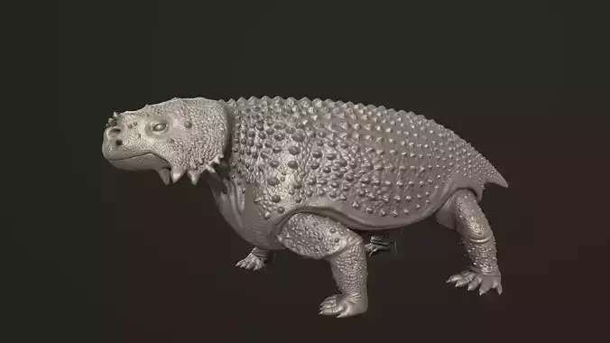 Scutosaurus animal 3D print model
