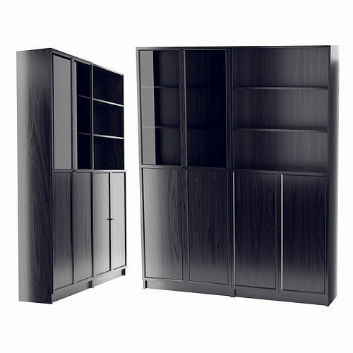 ikea BILLY OXBERG v4 3D model
