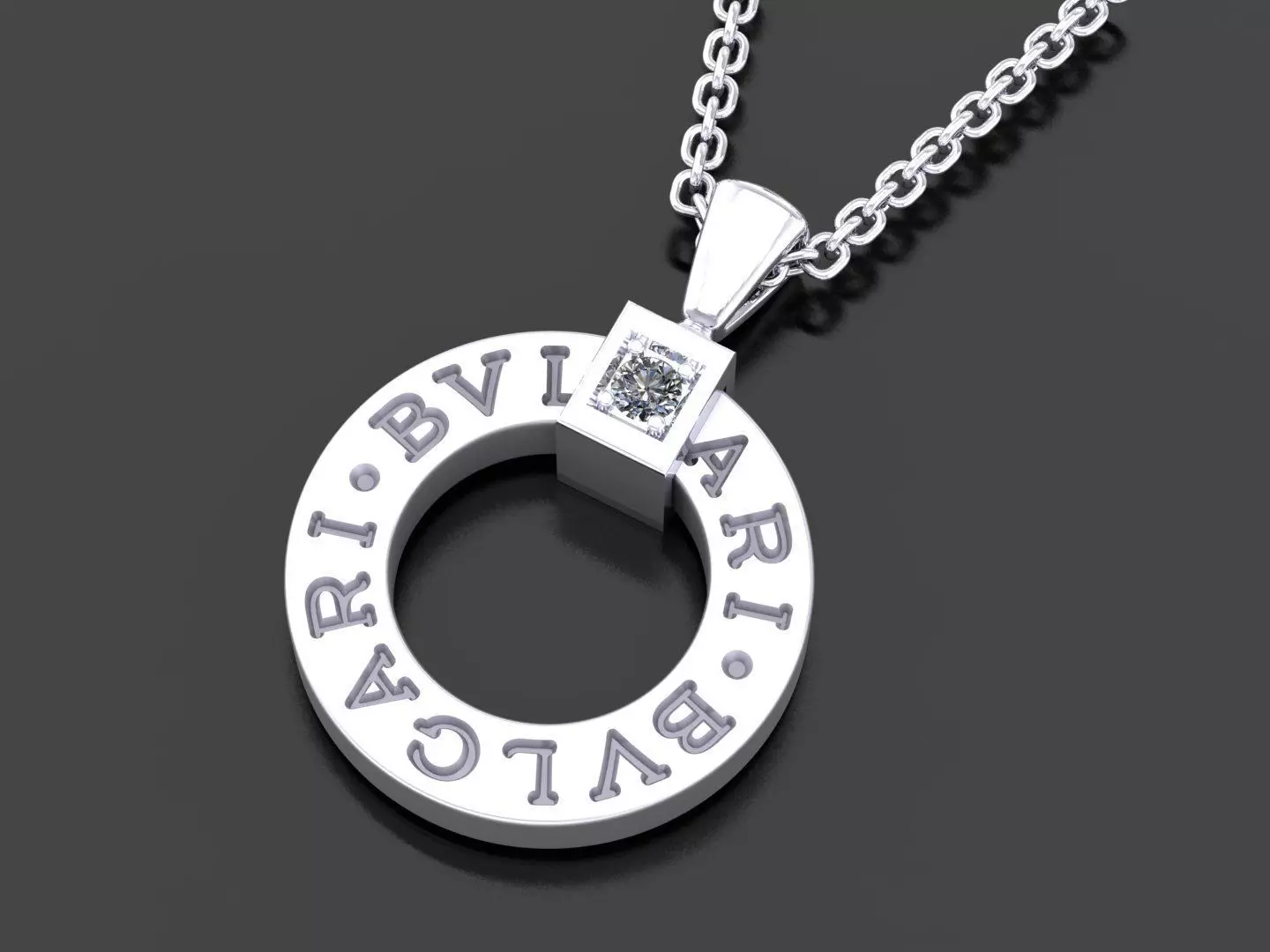Pendant Bvlgari 3D print model_0