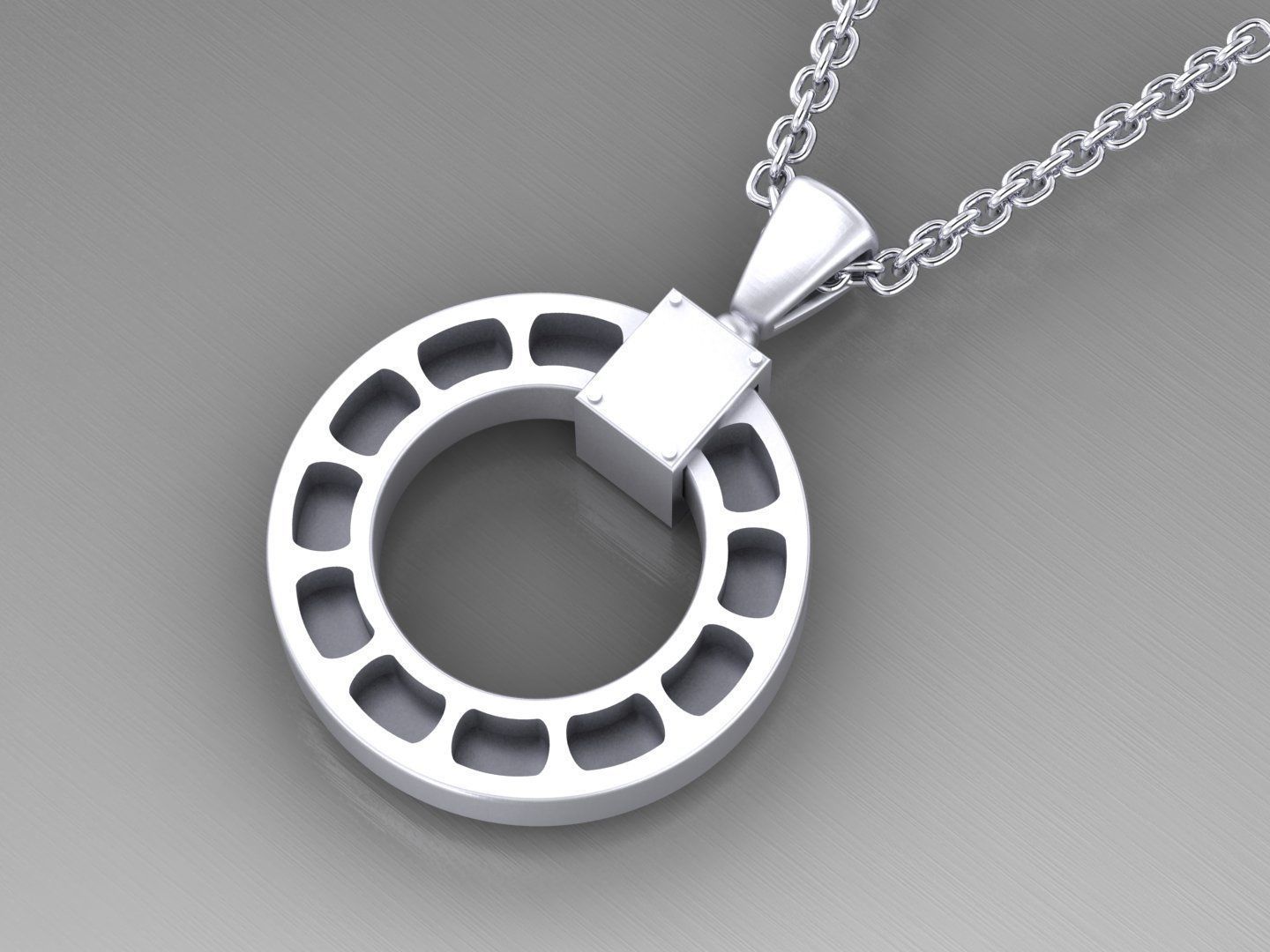 Pendant Bvlgari 3D print model_1