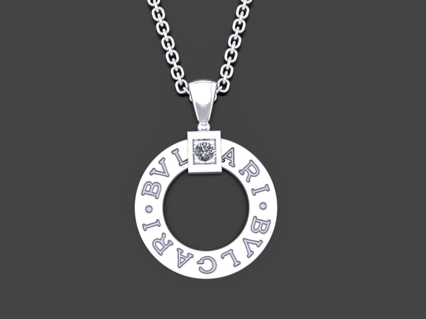 Pendant Bvlgari 3D print model_2