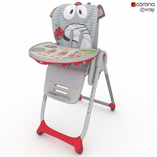 Chicco Polly2Start 3D model