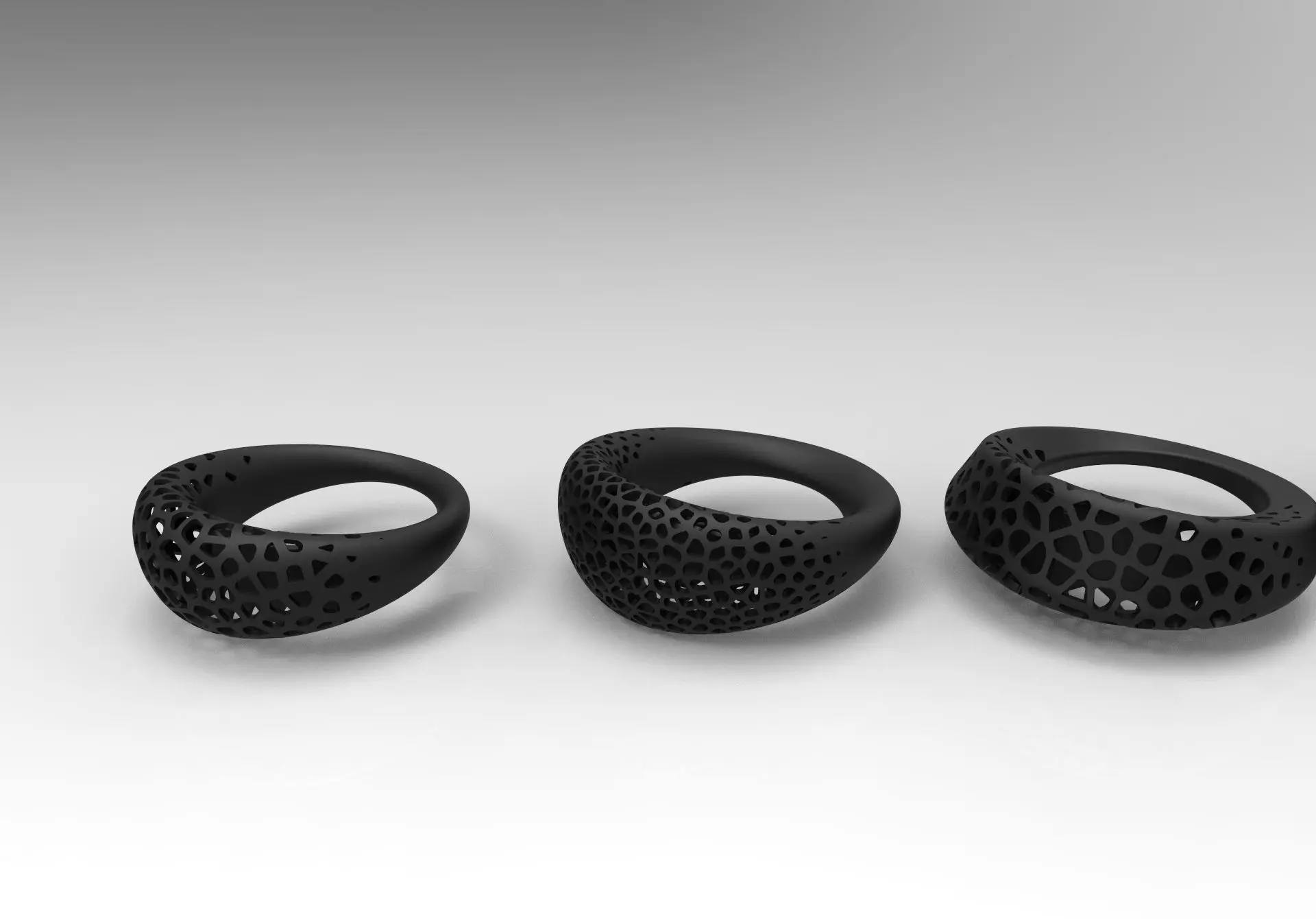 The Lord of the Voronoi Ring 3D print model