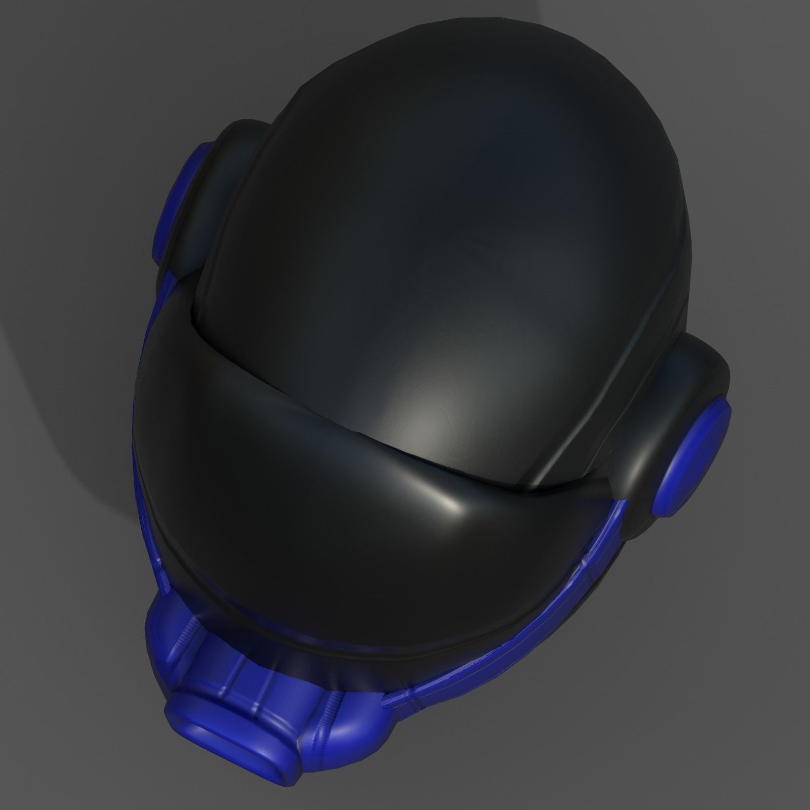 Gas mask helmet scifi fantasy armor hats military Low-poly 3D model_9