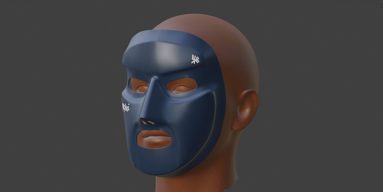 M Huncho mask 3D print model_2
