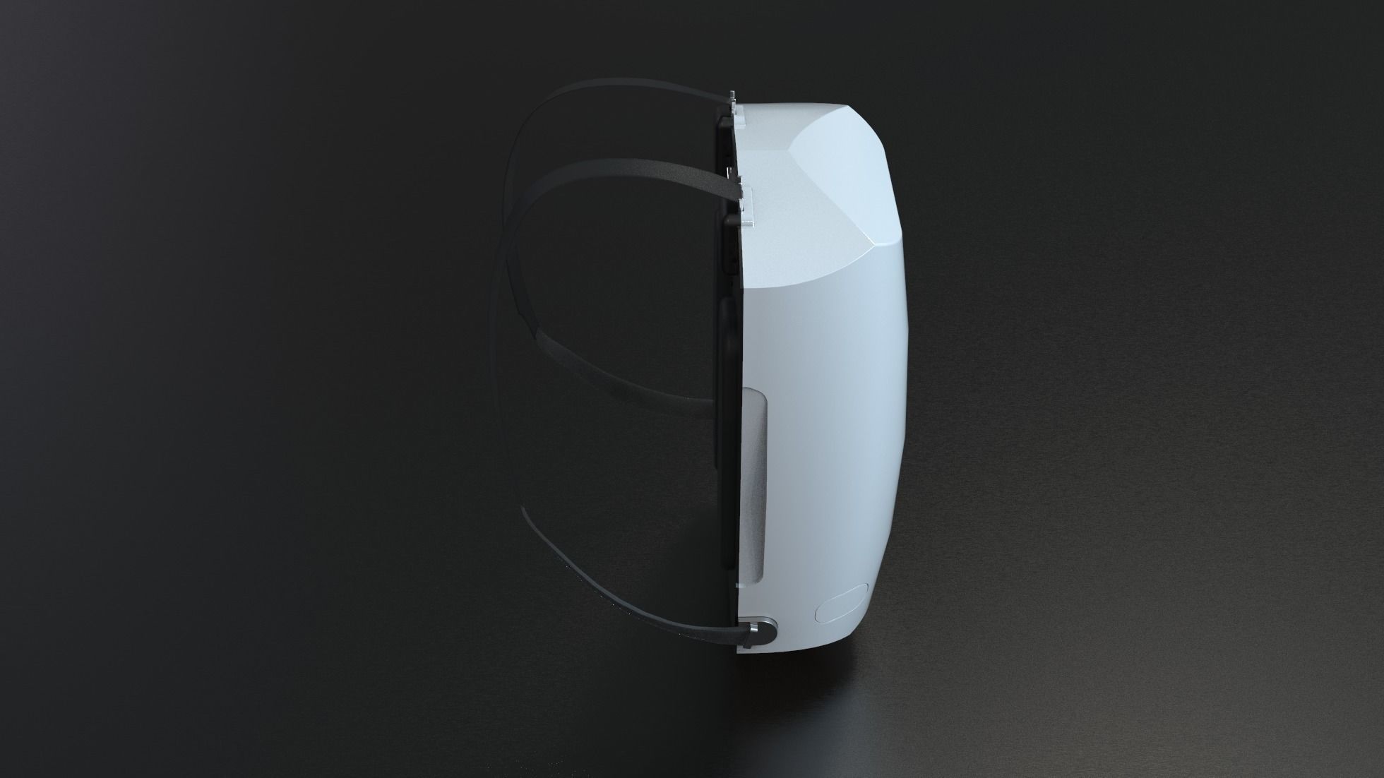 Keeback - futuristic stylish digital backpack Low-poly 3D model_5