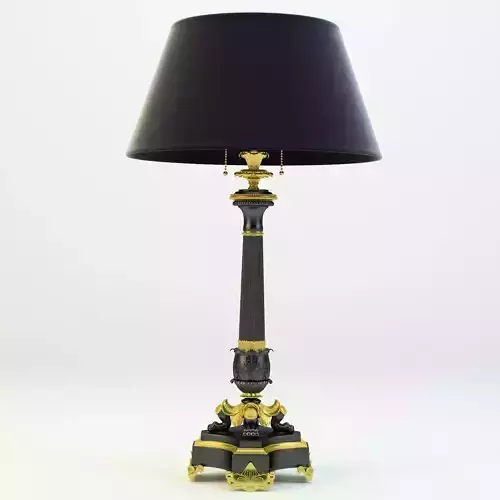 Vintage Lamp Low-poly 3D model 3D model
