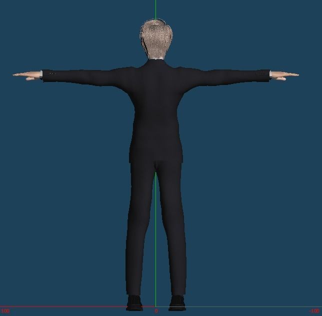 Unity Humanoid Model Male 009 Free 3D model_9