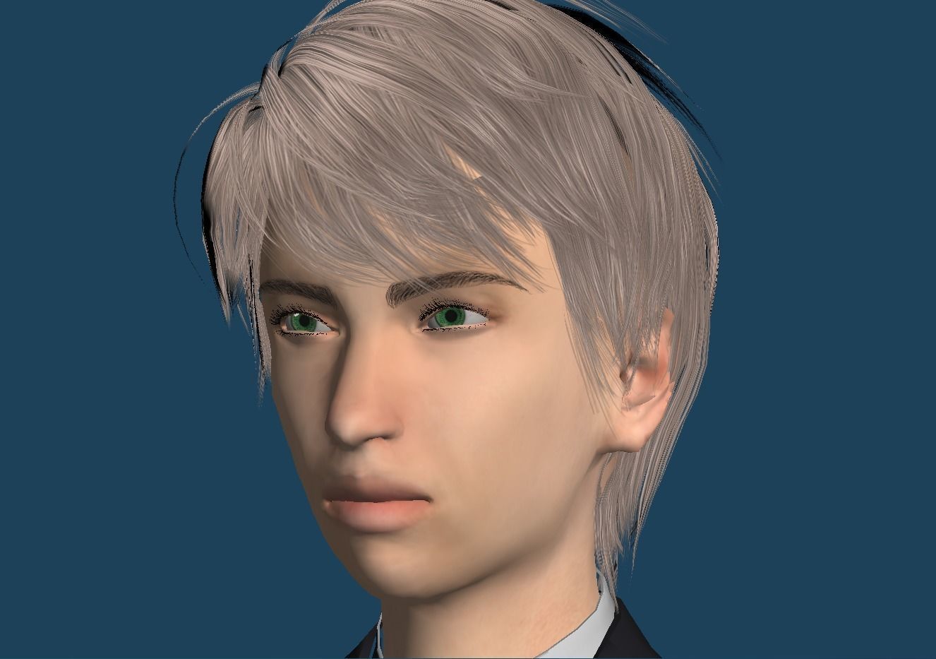 Unity Humanoid Model Male 009 Free 3D model_10