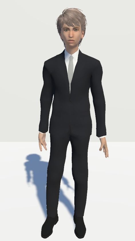 Unity Humanoid Model Male 009 Free 3D model_1