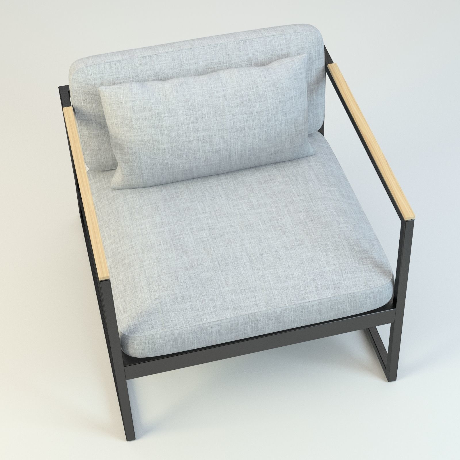 Chair Rowen 3D model 3D model_3