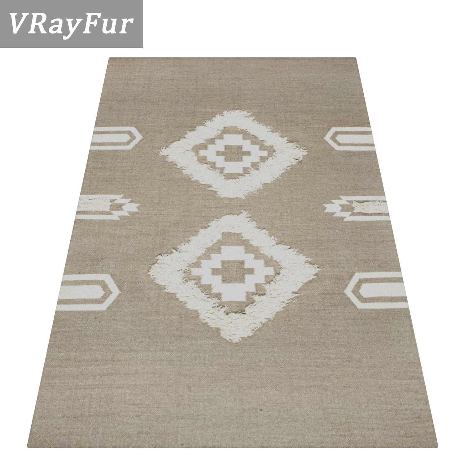 Rug Set 1349 3D model_2