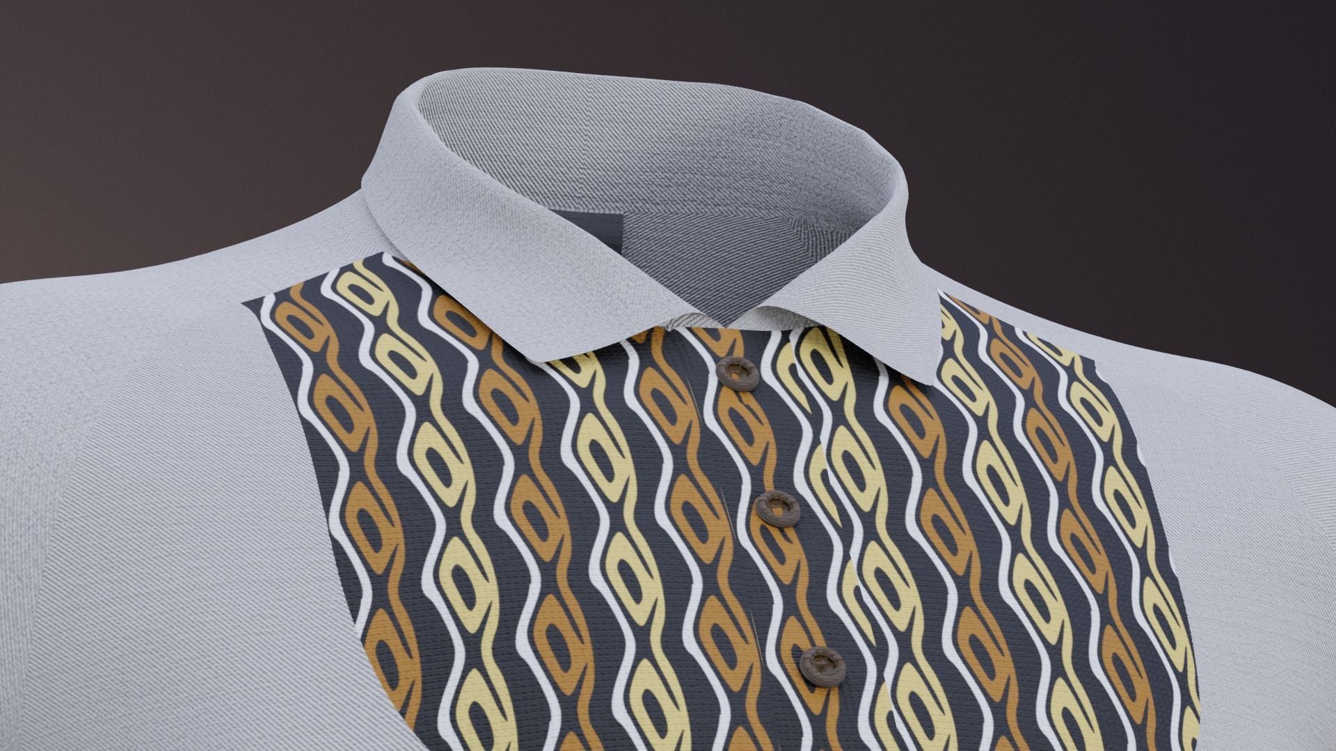 Dashiki golfer Free 3D model_3