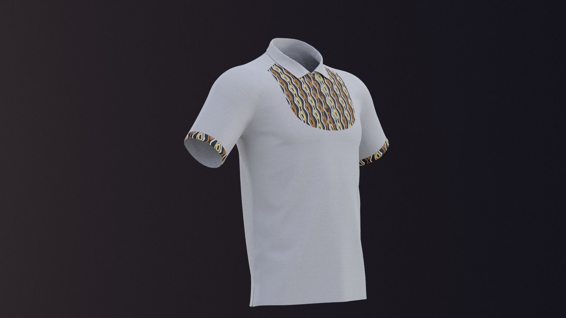 Dashiki golfer Free 3D model_2