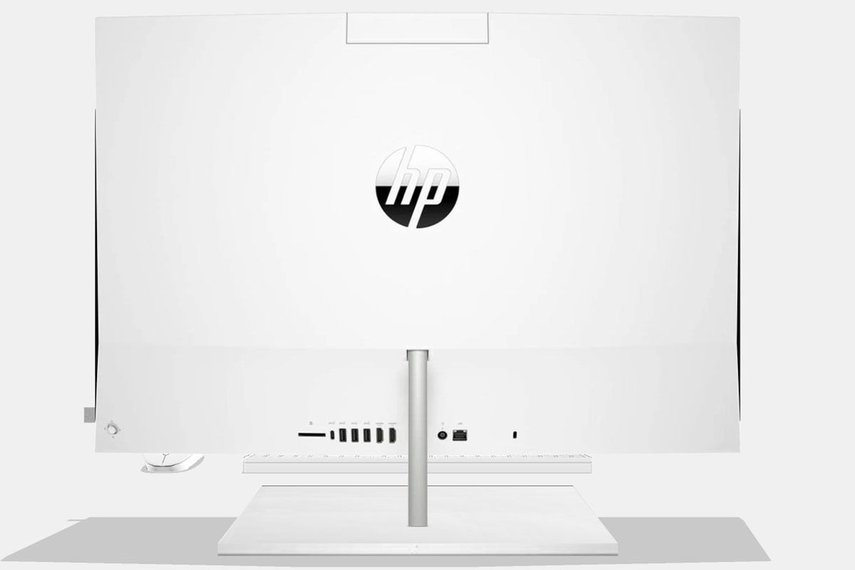 HP Pavilion All-in-One PC 27 in Low-poly 3D model_7
