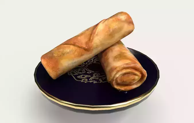 Asia food Spring rolls