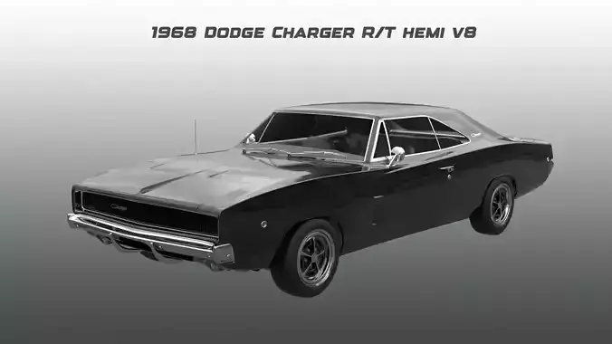 Dodge -1968 - Charger hemi RT V8