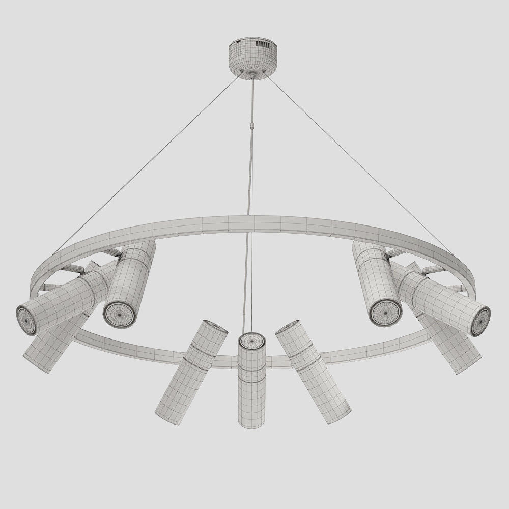 Lampatron Spoor 9 lamps 3D model_5