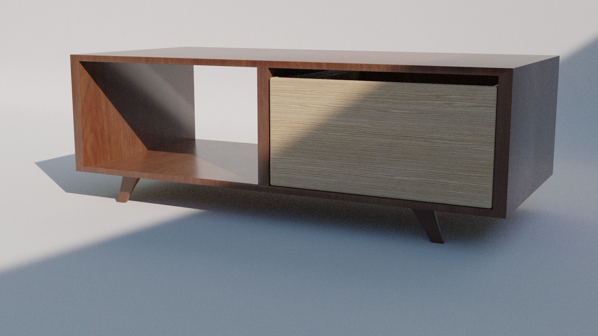 Table modern sideboard 3D model_1