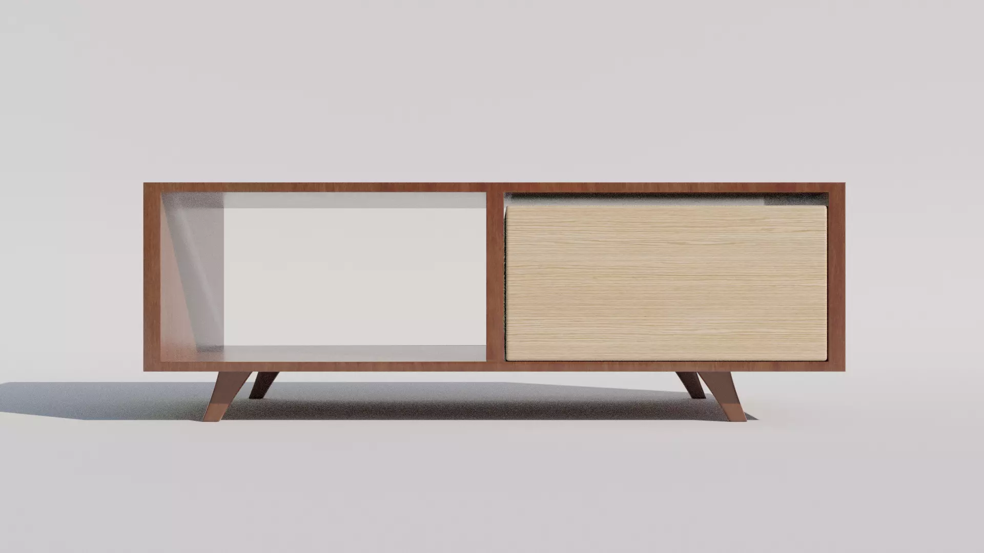 Table modern sideboard 3D model_0