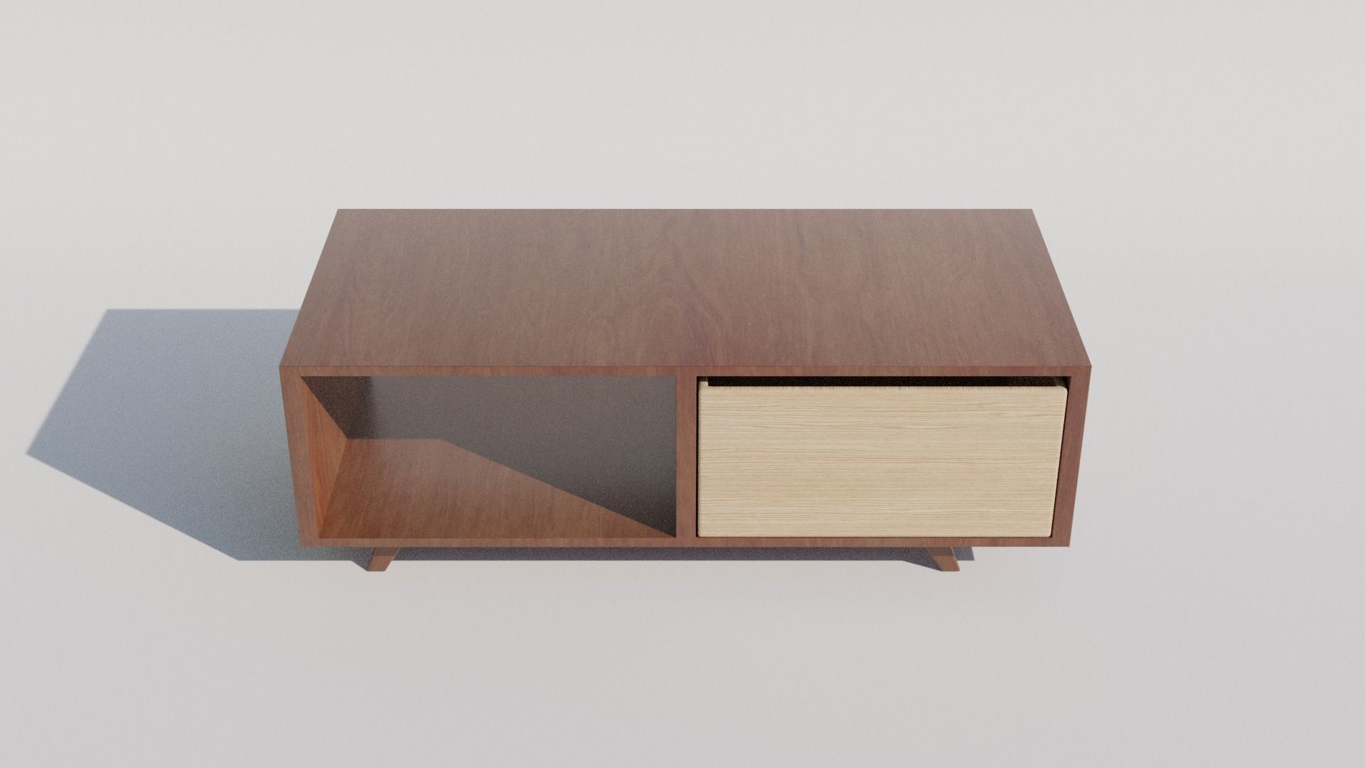 Table modern sideboard 3D model_2