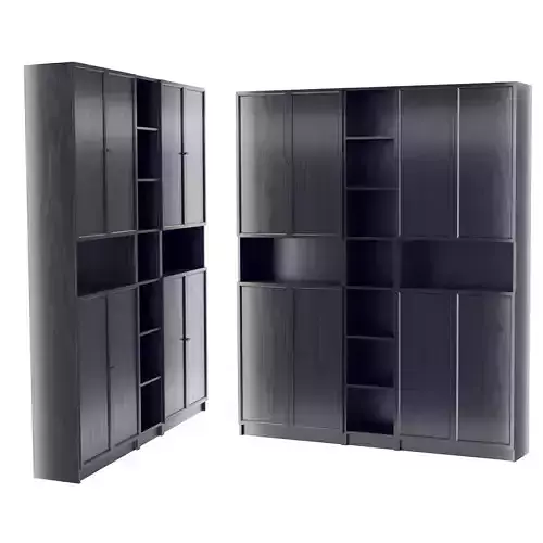 ikea BILLY OXBERG v5 3D model