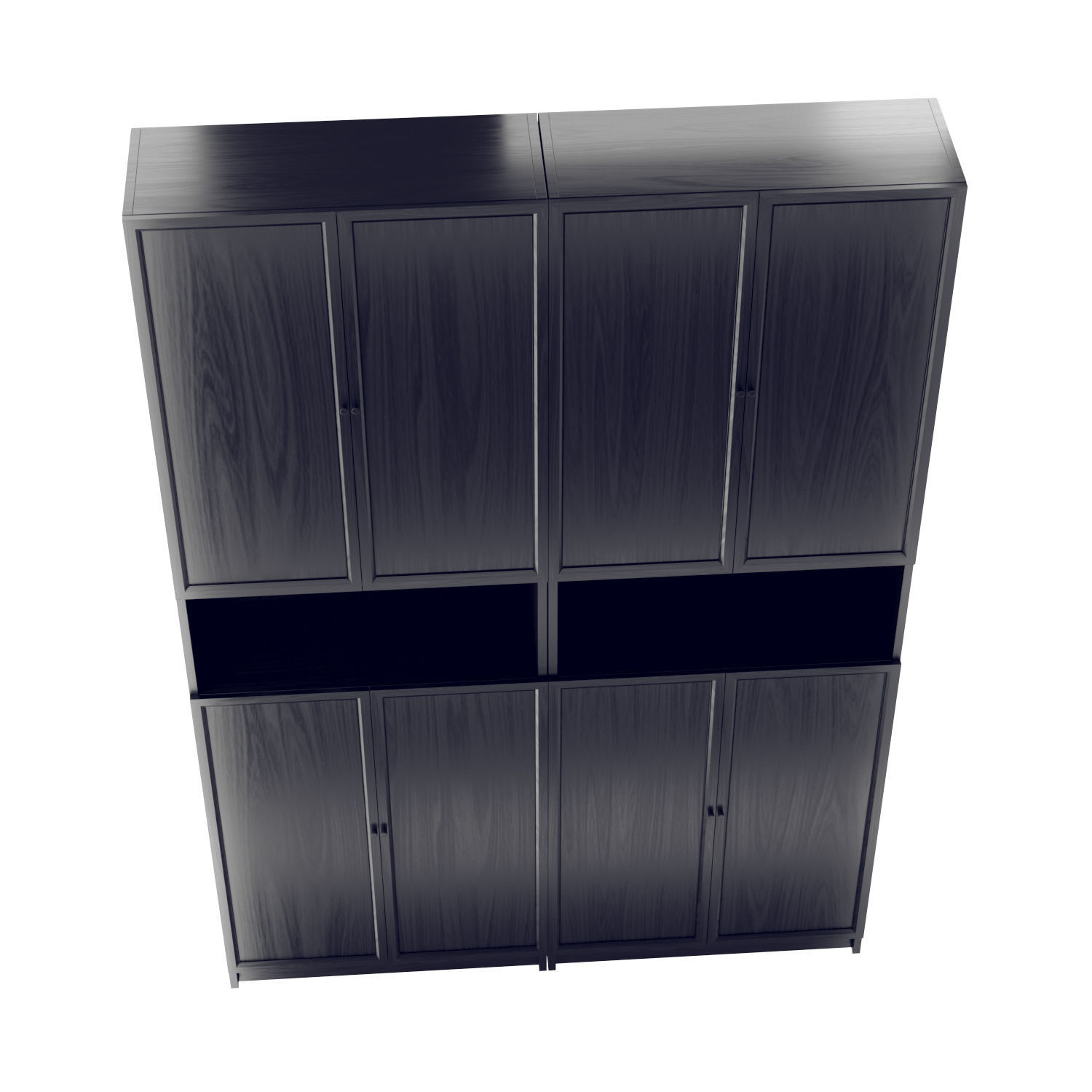 ikea BILLY OXBERG v6 3D model_3