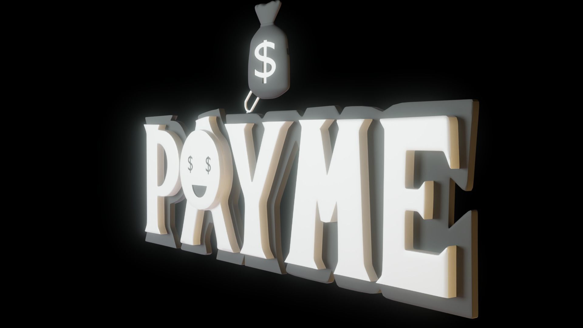 Payme pendant necklace 3d print model 3D print model_2