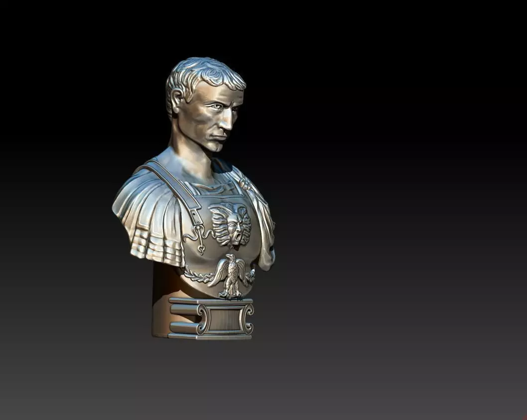Gaius Julius Caesar 3D model_0