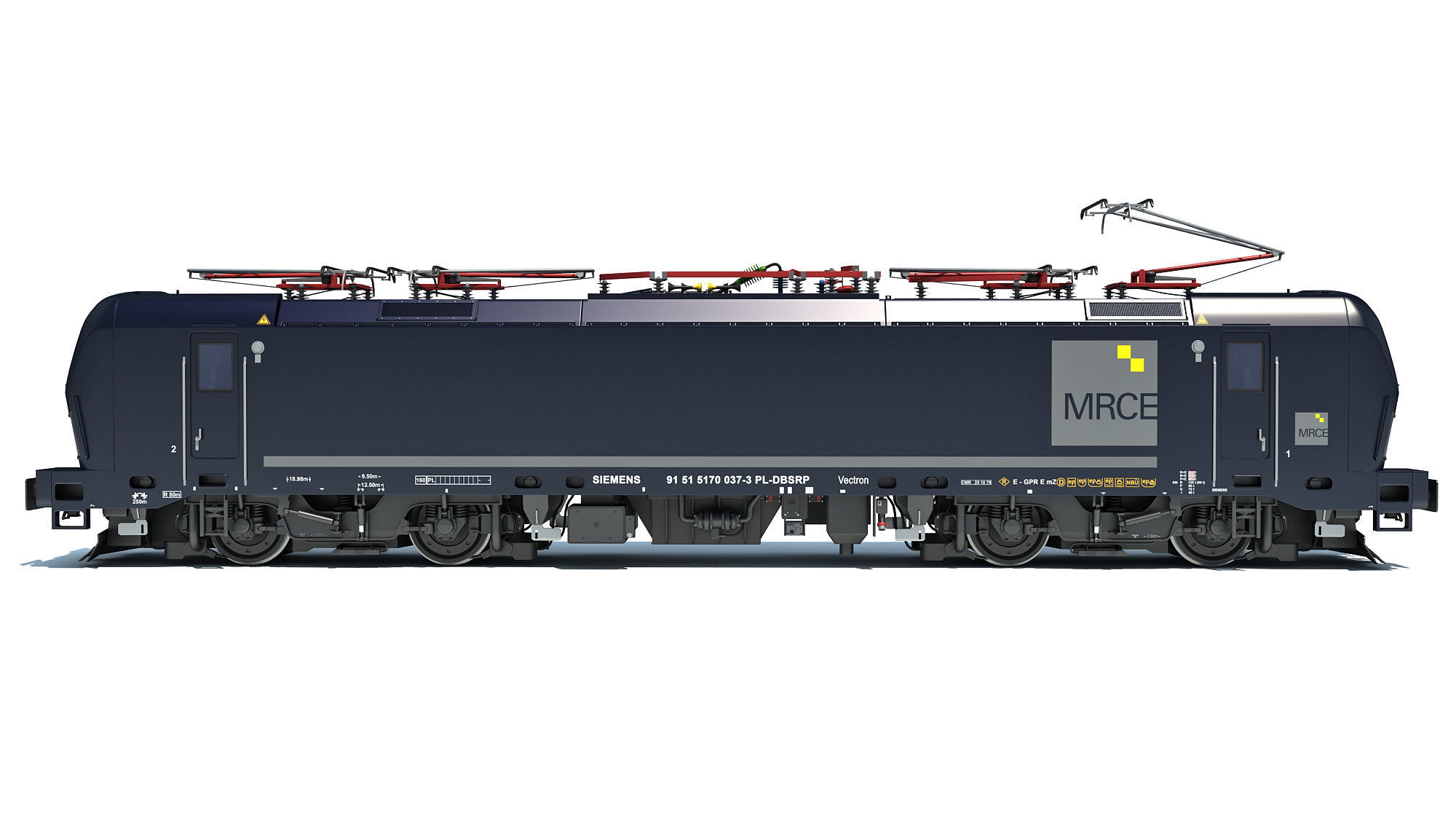 Siemens Vectron Locomotive MRCE 3D model_5