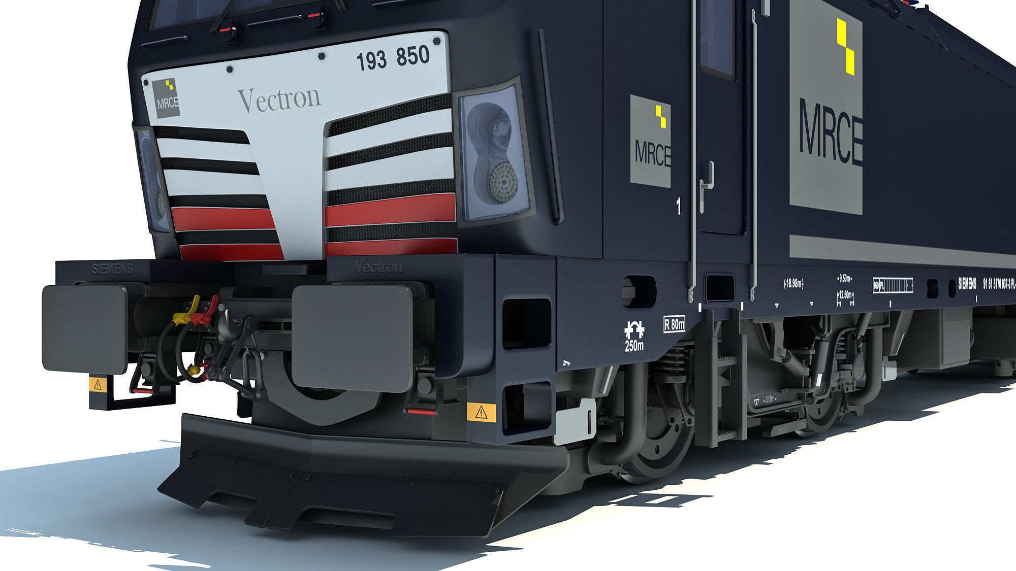 Siemens Vectron Locomotive MRCE 3D model_7
