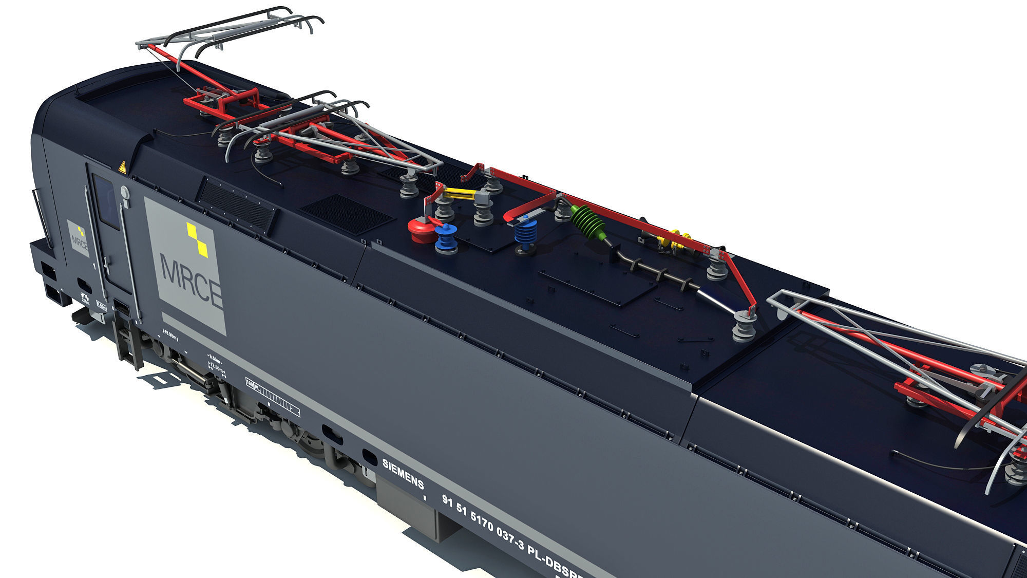Siemens Vectron Locomotive MRCE 3D model_15