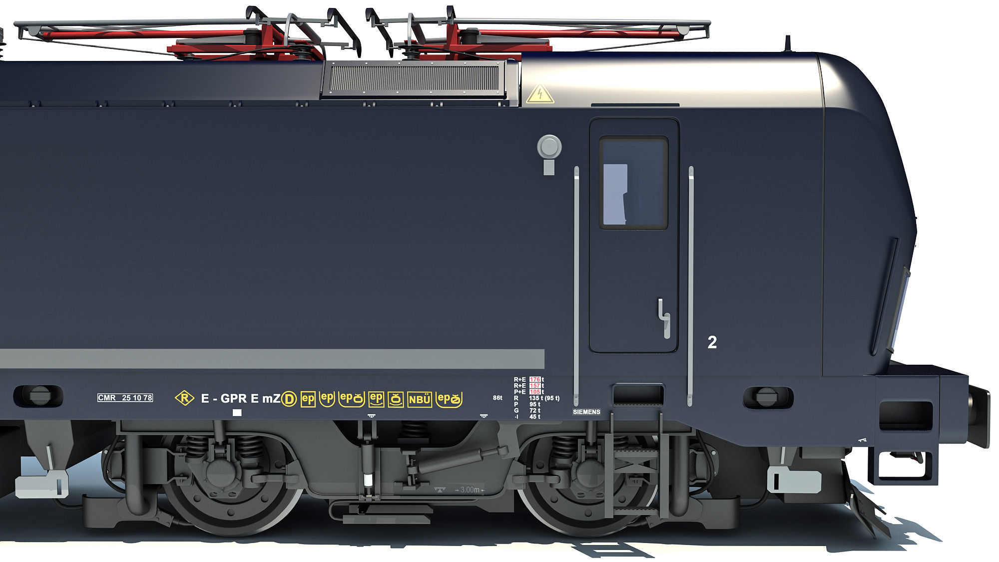 Siemens Vectron Locomotive MRCE 3D model_13
